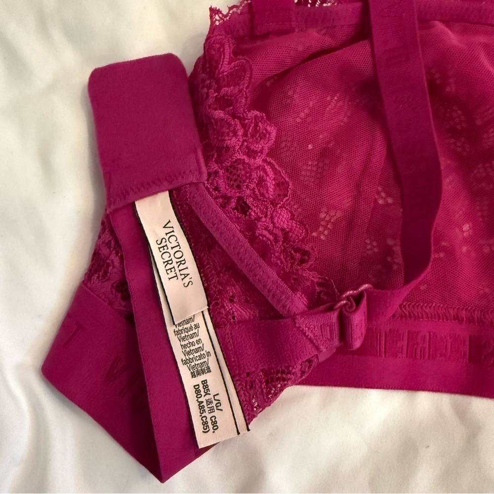 NWOT Victoria’s Secret Lace Bralette Bandeau - Picture 4 of 4